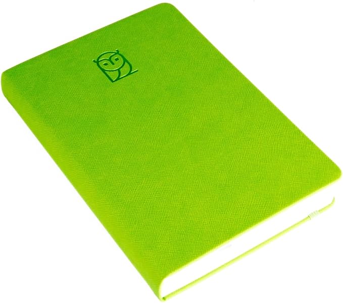 Undated Daily Planner – 6-Month A5 Productivity Organizer with Full Page Per Day, Hourly Schedule, Goal Setting, Habit Tracker, Weekly & Monthly Pages – Hardcover Time Management Notebook (Lime Green)-DeskLoop Office
