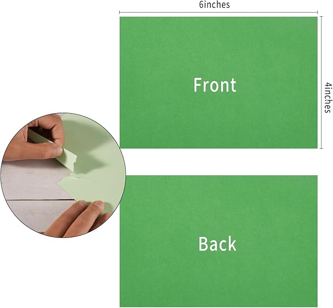 50 Sheets Blank Cardstock Paper 250 GSM Thick Heavy Cards Stock for DIY Art Projects, Card Making, Postcards, Greeting Cards, Birthday Party, Wedding Invitation (Multicolor, 4x6 inches)-DeskLoop Office