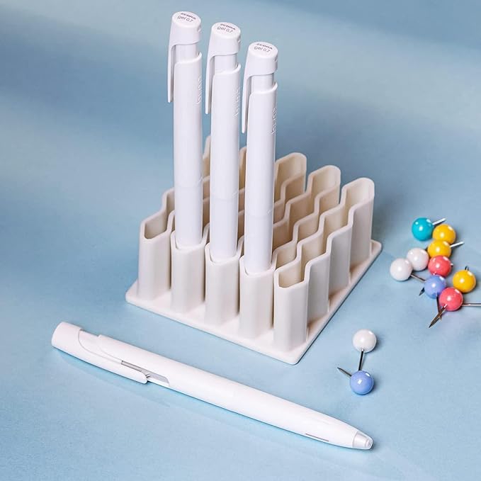 Zebra Pen, bLen Retractable Gel Pens, Medium Point 0.7mm, All White Barrels - Image 7