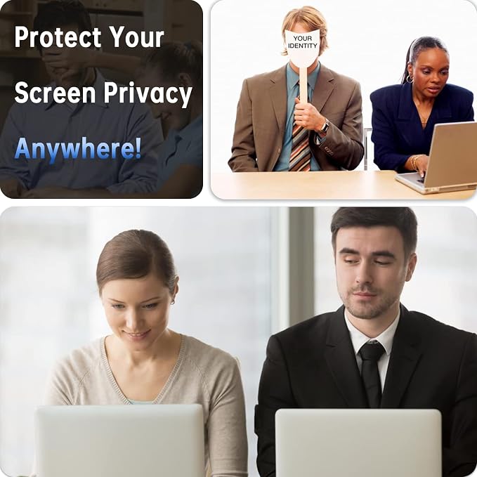 Peslv Magnetic Privacy Screen for MacBook Pro 14 Inch, Removable Matte Blue - Image 8