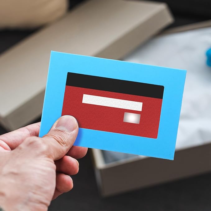 Uiifan 30 Pcs Window Gift Card Envelopes 4 x 2.8 Inch Gift Card Sleeves Credit - Image 6