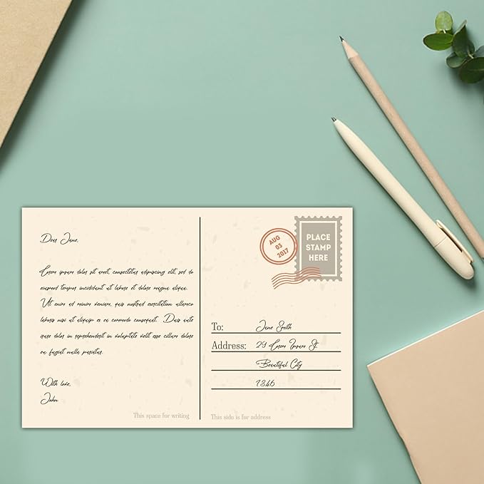 100 Pack 4x6 Ivory Cardstock Blank Index Cards, Goefun 80lb Heavyweight Cream Cardstock Unlined Notecards for Invatations, Postcards, Photo Paper, Recipe Cards-DeskLoop Office