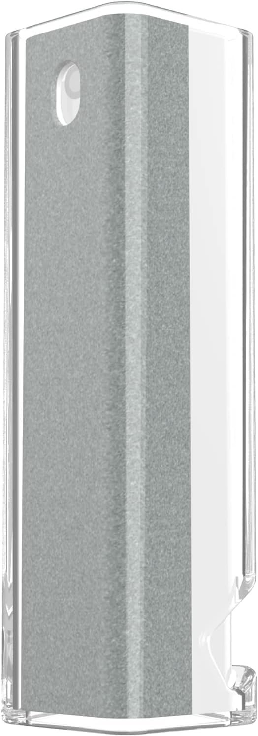 CLICK CLEAN Screen Cleaner, Fingerprint Proof Screen Cleaner Spray, All-in-One Cleaner with Microfiber, Shell and Phone Stand for All Phones, Laptop and Tablet Screens (Grey)-DeskLoop Office