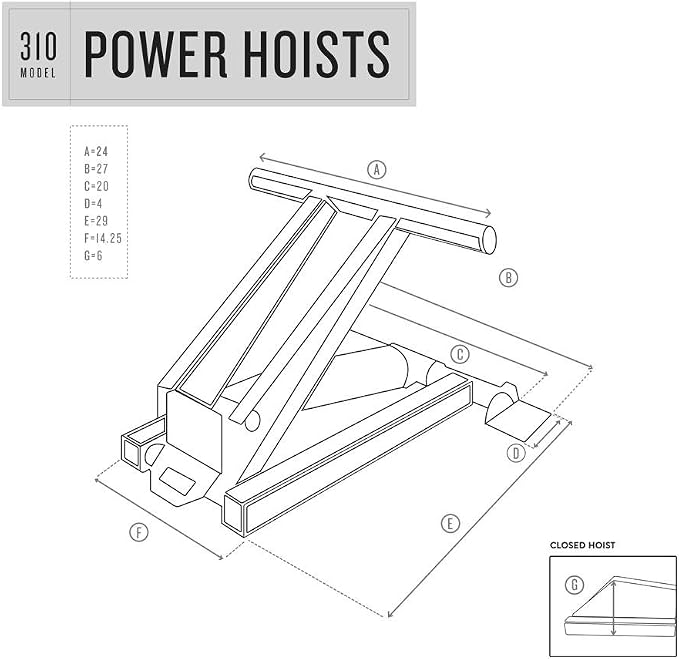 3 Ton Dump Trailer Hydraulic Scissor Hoist | Premium Hoist Kit | Hydraulic Dump - Image 7
