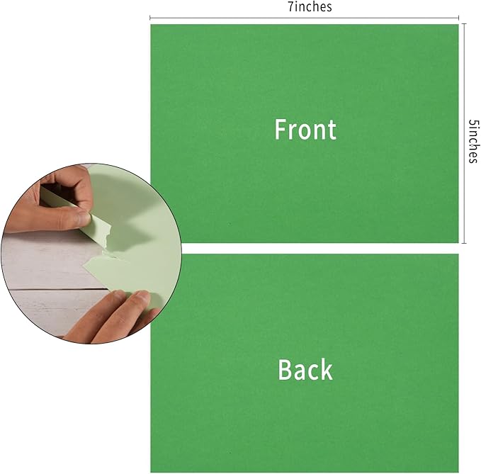 50 Sheets Blank Cardstock Paper 250 GSM Thick Heavy Cards Stock for DIY Art Projects, Card Making, Postcards, Greeting Cards, Birthday Party, Wedding Invitation (Multicolor, 5x7 inches)-DeskLoop Office