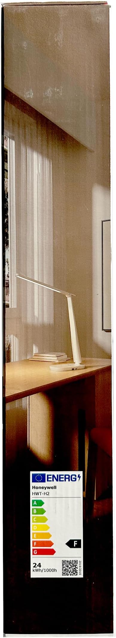 HONEYWELL LED Desk Lamp - HWT-H2 Sunturalux™ Eye-Caring Foldable Desk Light with USB A+C Dual Charging Port 4 Color Modes Dimmable Table Lamp for Home Office Bedroom Reading Study Work - White-DeskLoop Office