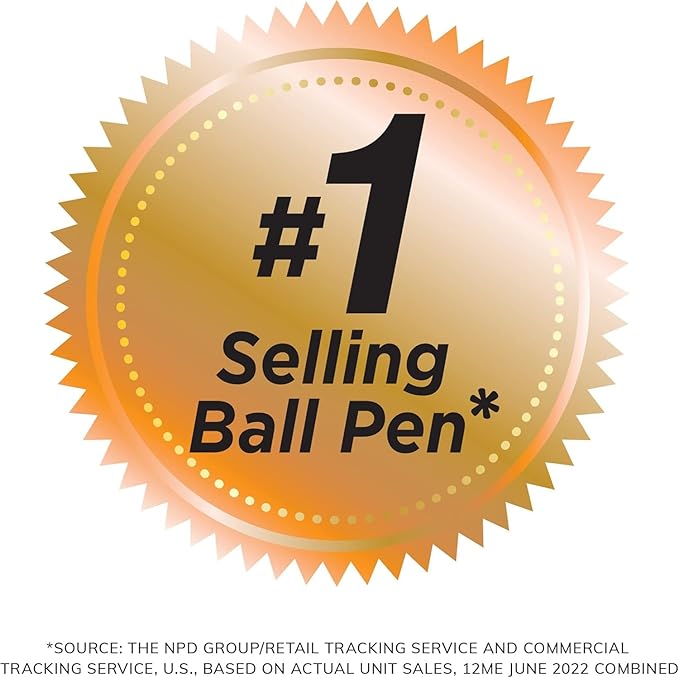 BIC Round Stic Xtra Life Ballpoint Pens, Bulk Pack of Black Ink Pens, Medium point 1.0 mm, Pack of 300-DeskLoop Office