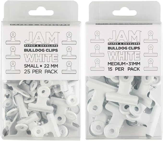 JAM PAPER Metal Bulldog Clips Combo Pack - Image 2