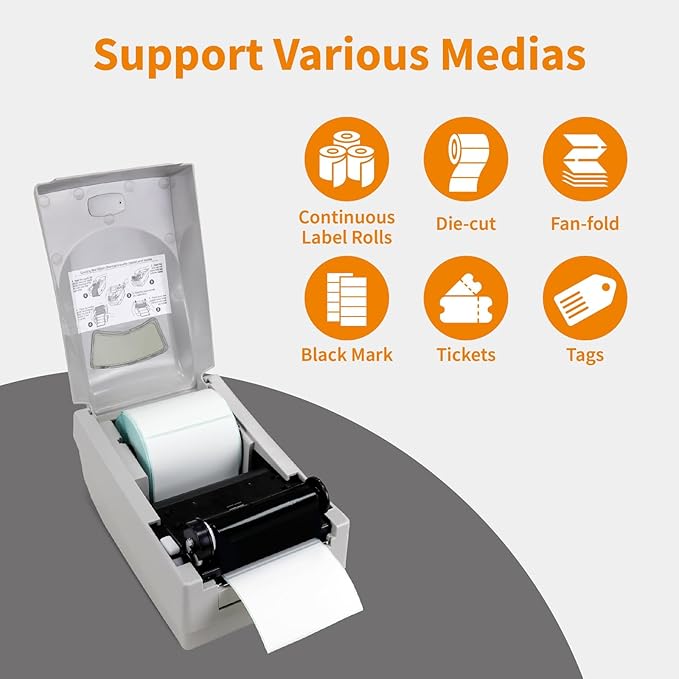 ARGOX OS-214plus Pro Thermal Label Printer 4x6 for Shipping, Barcode, Tags, USPS, UPS, FedEx|Direct & Thermal Transfer|USB, RS-232|Desktop Label Printer for Mailing, Packaging
