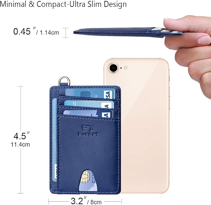 FurArt Slim Minimalist Wallet RFID Credit Card Holder - Image 7