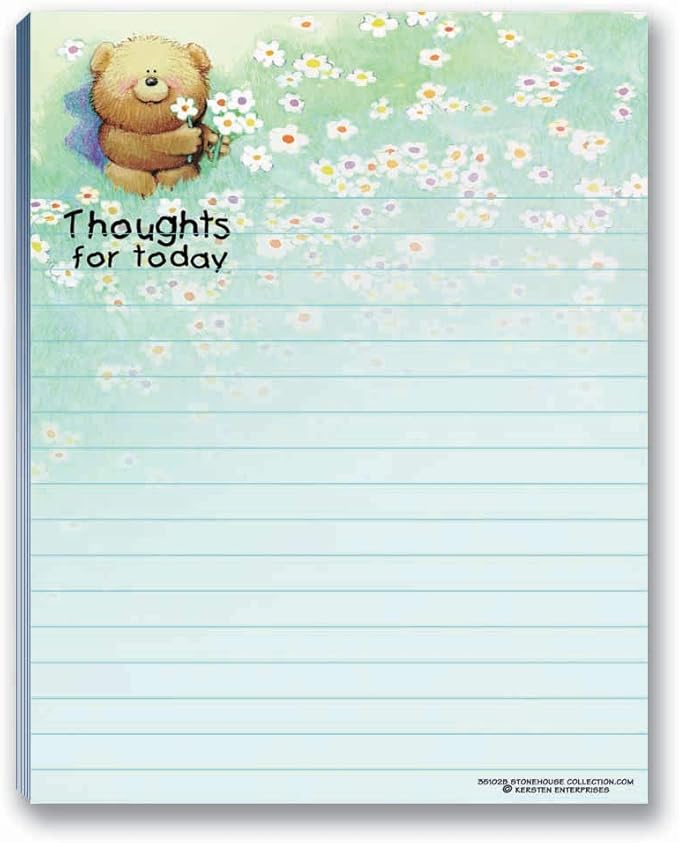 Cute Notepads - 4 Assorted Pads - Sweet, Feel Good Notepads - Great Gift Idea, 50 Sheets Each-DeskLoop Office