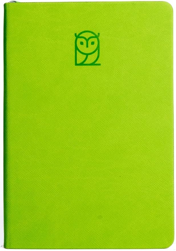 Undated Daily Planner – 6-Month A5 Productivity Organizer with Full Page Per Day, Hourly Schedule, Goal Setting, Habit Tracker, Weekly & Monthly Pages – Hardcover Time Management Notebook (Lime Green)-DeskLoop Office