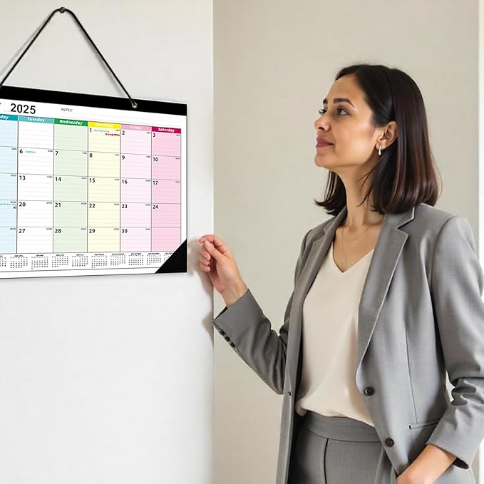 COMIX 18 Month Desk Calendar 2025-2026 (July 2025–Dec 2026) – 17" x 12" Wall calendar with To-Do List & Notes,2026 Calendar Monthly Planner for Home, School, or Office Organization-DeskLoop Office