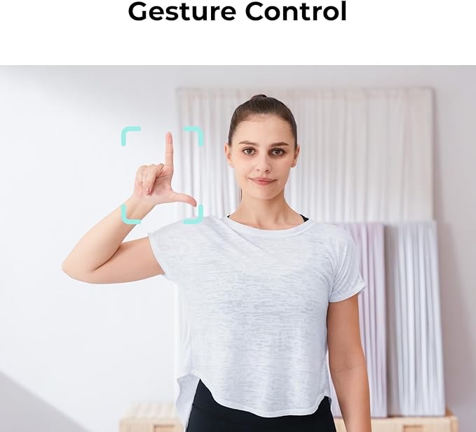 OBSBOT Meet 2 Webcam 4K - AI Framing & Auto Tracking, 1/2" Sensor, 60FPS, Auto Focus, HDR, Dual Mics - Lightweight USB Web Camera for Streaming, Zoom Meetings, Gaming. (Aurora Green)-DeskLoop Office