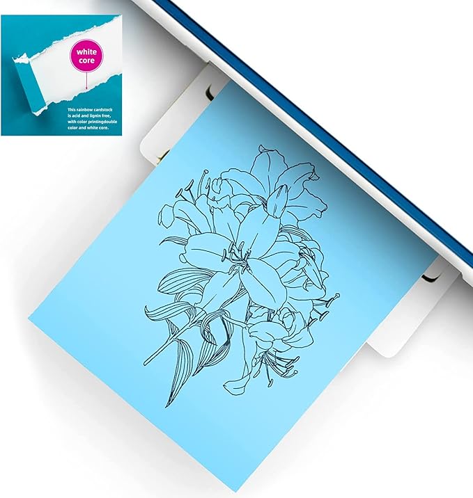 60 sheets Color Cardstock, 28 Assorted Colors 250 gsm A4 Size, Double Sided Printed Cardstock Paper, Premium Thick Card Stock for Card Making, Craft, Scrapbooking, Party Decors-DeskLoop Office