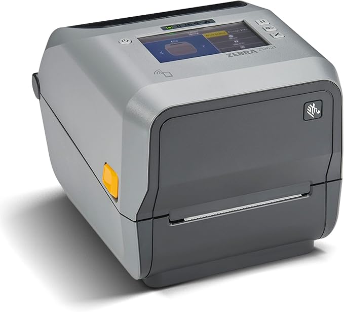 ZEBRA ZD621 Thermal Shipping Label Printer 4"| 203 DPI | No Ink Required | 4x6 | Wireless, USB, Serial, Ethernet, Tap to Print NFC | Color LCD | 2 Year Warranty | UPS/USPS/FedEx | Thermal Transfer-DeskLoop Office