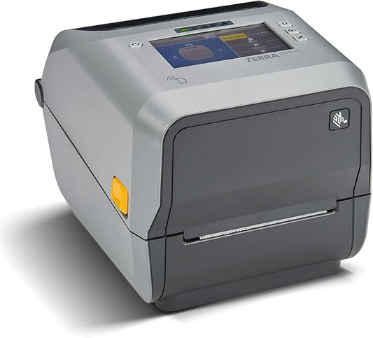 ZEBRA ZD621 Thermal Shipping Label Printer 4"| 203 DPI | No Ink Required | 4x6 | Wireless, USB, Serial, Ethernet, Tap to Print NFC | Color LCD | 2 Year Warranty | UPS/USPS/FedEx | Thermal Transfer-DeskLoop Office