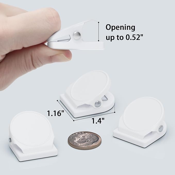 SMART&COOL 8 Pack 1.16 Inches Anti-Scratch Magnetic Clips - Image 5