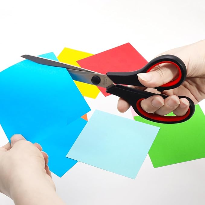 Vitoler Scissors All Purpose Heavy Duty,8.5" Kitchen Scissor for Food,Sewing Fabric Cutting, Right/Left Handed scissors for school-DeskLoop Office