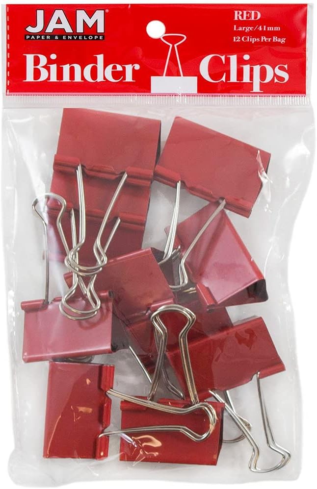 JAM PAPER Colorful Binder Clips - Image 6