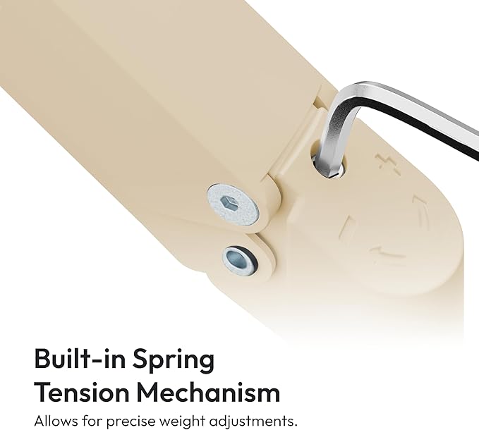 Pixio PS1S Wave Beige Single Monitor Arm Stand Desk Mount - Fits up to 32 inches Monitors and up to 19.8lbs. VESA Compatibility and Integrated Cable Management-DeskLoop Office