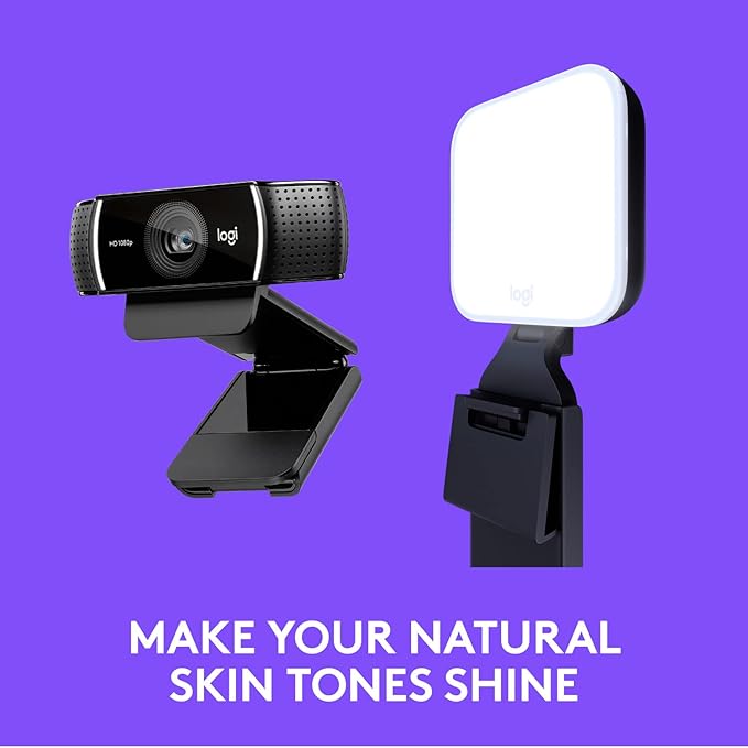 Logitech C922x Pro + Logitech for Creators Litra Glow - The Ultimate Solution for a Professional Look During Video-Calls-DeskLoop Office