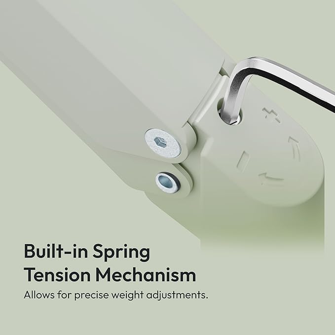 Pixio PS1D Wave Mint Dual Monitor Arm Stand Desk Mount - Fits up to 32 inches Monitors and up to 19.8lbs. VESA Compatibility and Integrated Cable Management-DeskLoop Office