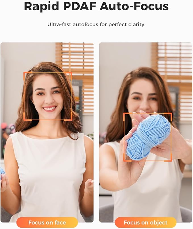 OBSBOT Tiny 2 Lite 4K Webcam for PC, AI Tracking PTZ Streaming Camera with 1/2" Sensor, Gesture Control, 60 FPS, HDR, Microphones, Web Camera for Desktop Computer, Laptop, Meeting, Video Calls, etc.-DeskLoop Office