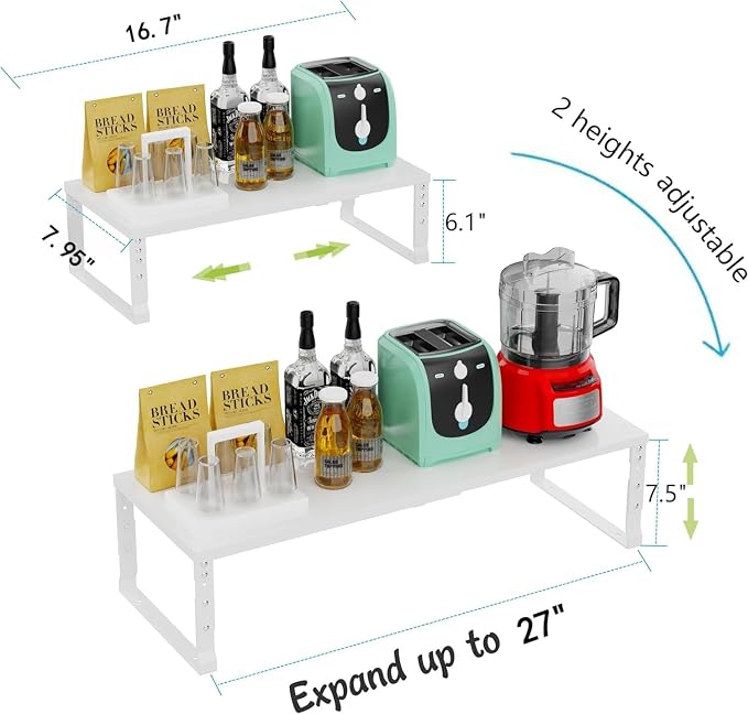 Jojocross Expandable Stackable Spice Rack Organizer - Image 6