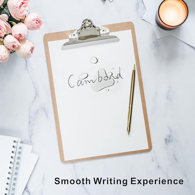 Cambond Ballpoint Pens Fancy Pens - Black Ink Bulk Pens 1.0 mm Medium Point Retractable Metal Pen Comfortable Writing for Men Women Police Uniform Office Business, 10 Pack (Champagne Gold)-DeskLoop Office