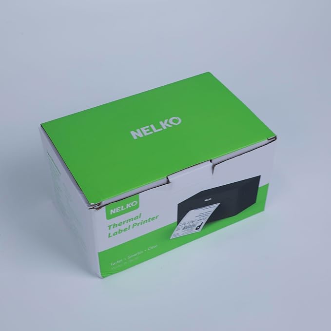 Nelko Bluetooth Thermal Shipping Label Printer, Wireless 4x6 Shipping Label Printer for Small Business, Support Android, iPhone and Windows, Widely Used for Amazon, Ebay, Shopify, USPS(Pink)-DeskLoop Office