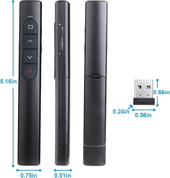 (4 Units) Wireless Presenter Remote, Presentation Clicker - Image 7
