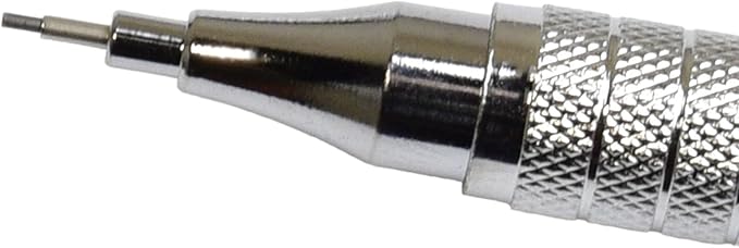 PIPER Quadrata Metal Mechanical Pencil 0.7mm with Erasers and HB #2 Lead Refills for Art, Sketching, Writing, Drafting (Cinnamon Red)-DeskLoop Office