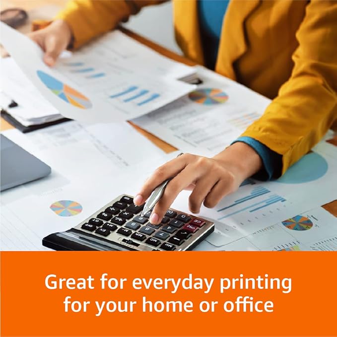 Amazon Basics Multipurpose Copy Printer Paper, 20 lb, 8.5 x 11 Inches, 3 Reams (1,500 Sheets), 92 Bright, White-DeskLoop Office