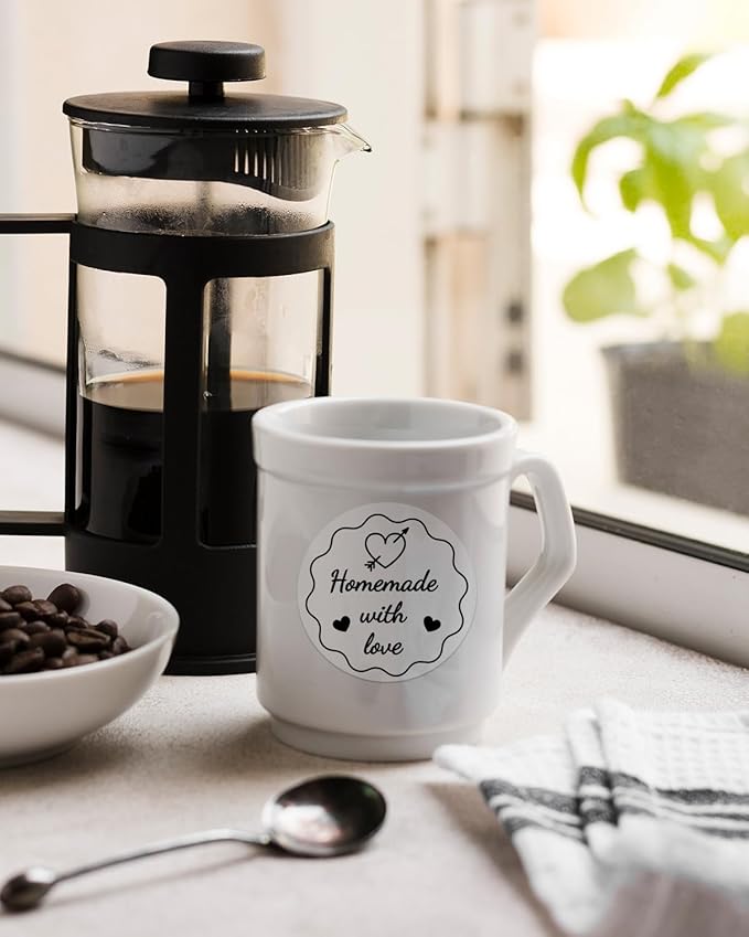 Phomemo 2 Inch Transparent Round Thermal Label, Multi-Purpose Clear Labels for D520BT 249WiFi Thermal Printer for, Self-Adhesive Circle Sticker Label for Personalized & Business Logo - 500pcs / Roll-DeskLoop Office