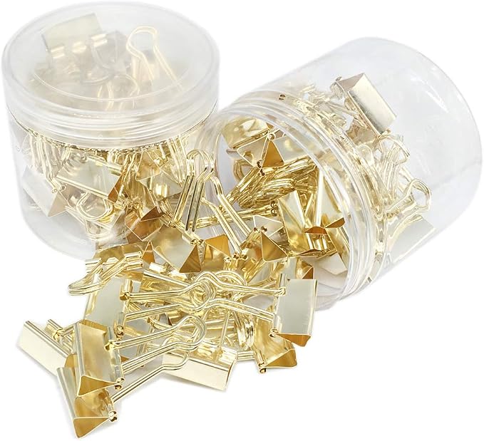 Gold Binder Paper Clips - Image 6