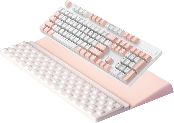 Ospelelf Ergonomic Keyboard Wrist Rest Pad Comfortable Keyboard Stand Riser Holder Pad for Office Gaming-DeskLoop Office