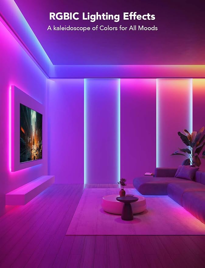 Govee RGBIC LED Strip Lights, 65.6ft Smart LED Lights - Image 8