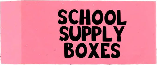 School Supply Boxes | Pink Wedge Erasers | 120 Pack | Smudge-Free and Durable-DeskLoop Office