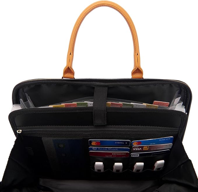 Accordian File Organizer Tote, Folder - Image 6
