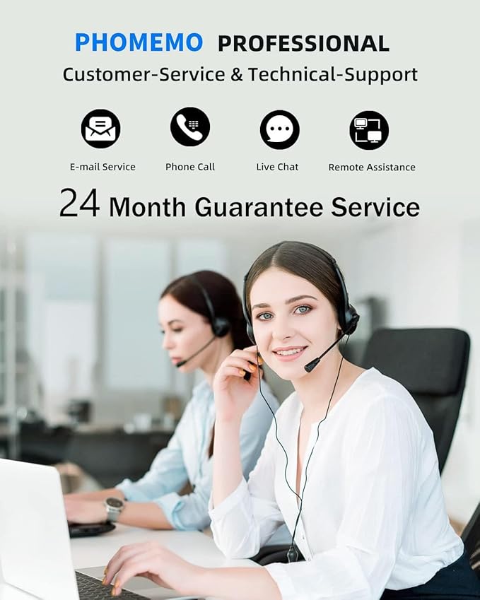 Phomemo Bluetooth Thermal Printer for Shipping Packages - Wireless Label Printers for Small Business with Phone&Pad&PC, 241BT Shipping Label Printer Compatible with Amazon, Ebay, Shopify, USPS, Temu-DeskLoop Office