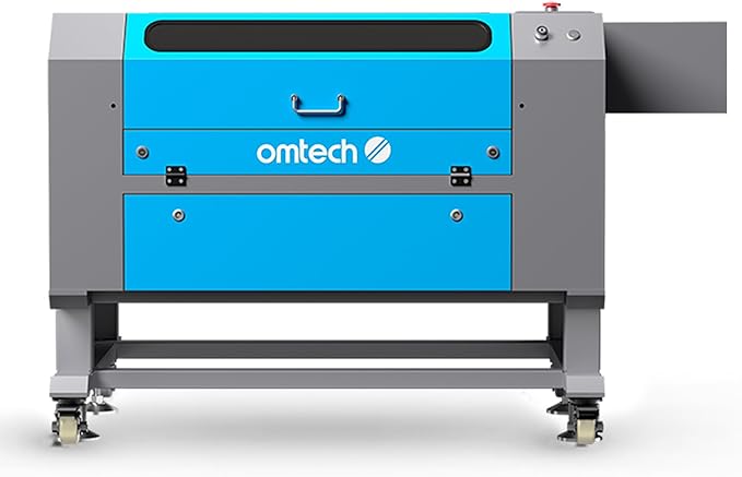 OMTech 90W CO2 Laser Engraver, 28"x20" Cutting & Engraving Machine with Autofocus, Air Assist, 4-Way Pass, Autolift, RDWorks, for Wood, Glass, Acrylic, Leather, Cardboard-DeskLoop Office