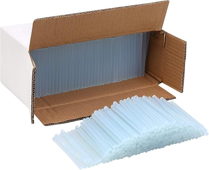 Magicfly Hot Glue Gun Sticks, Huge Pack of 800, 6 lbs, 4 Inch Long and 0.27 Inch Diameter Mini Hot Melt Glue Sticks, Compatible with Most Glue Guns, for DIY Craft Projects and Sealing-DeskLoop Office