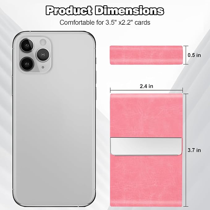 Business Card Holder for Women or Men, Business Card Case - Image 7