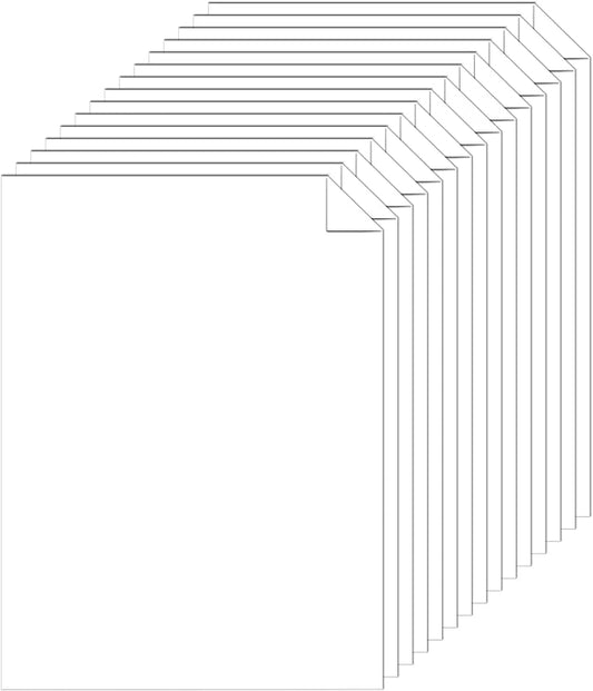 120 Sheets Bright White Cardstock 8.5 x 11 Certificate Paper, 92lb Heavyweight White Card Stock Printer Paper for DIY Cards, Business Cards, Invitations, Menus-DeskLoop Office
