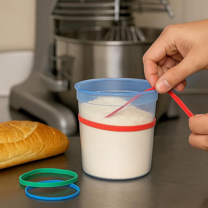 Upgrade Office Supply UPG23454CS Rubber Bands, Assorted Size and Color, 1 lb Bags, 20 Pack Case, USA-DeskLoop Office