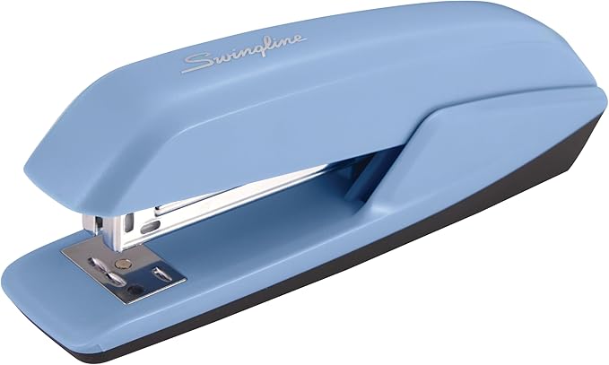 Swingline Stapler, 20 Sheet Capacity, 545 Desktop Stapler, Electric Blue (S7054511)-DeskLoop Office