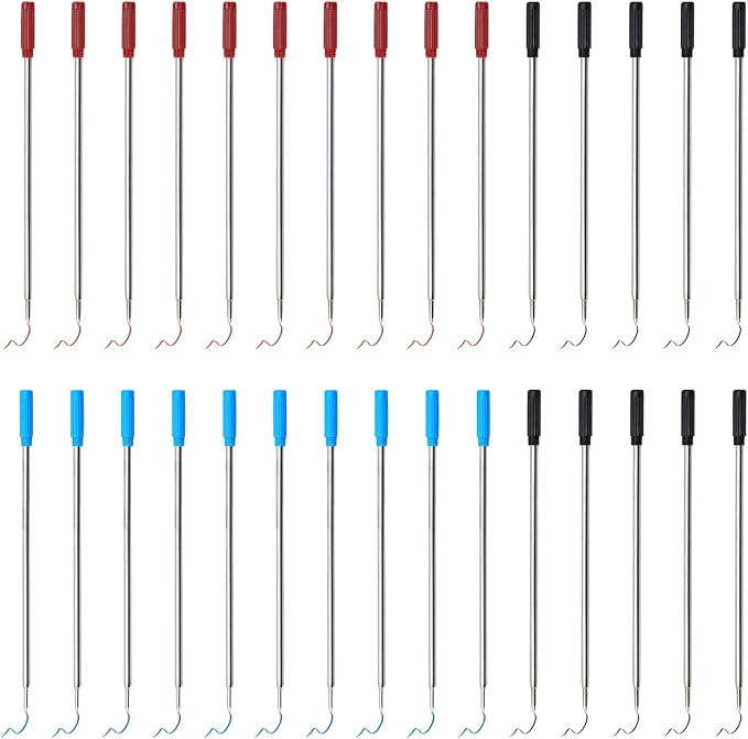 0.7 mm Ballpoint Ink Twist Pen Refills, Stationery Compatible - Image 8
