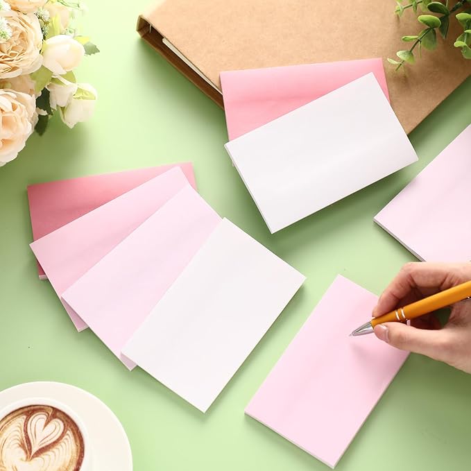 Fainne 8 Pack Sticky Notes Bulk Back to School Supplies Self Stick Note Pads Paper Memo for Office First Day of School Student Teacher Essentials (3x5inch,Light Color)-DeskLoop Office