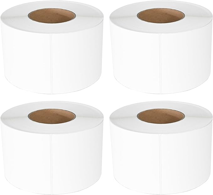L LIKED 4000 Thermal Labels 4" x 6" Perforated Industrial Thermal Shipping Labels with 3" Core, (Commercial Grade)-DeskLoop Office